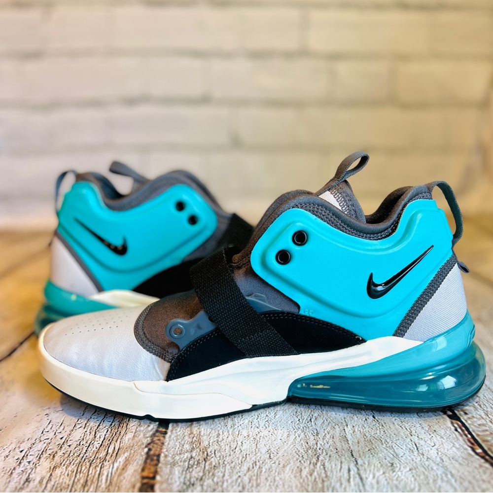 Nike Air Force 270 Black Hyper Jade AH6772-011 Basketball Sneaker Shoe Men’s 9.5